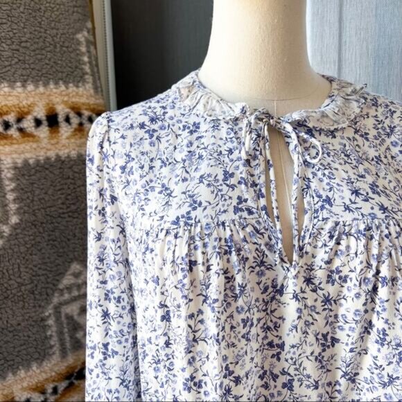 Reformation Amira Johanna Floral Print Pullover Blouse Women’s Small - Picture 3 of 13